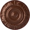 Ekena Millwork Biddix Ceiling Medallion (Fits Canopies up to 7 1/2"), Hnd-Painted Copper Penny, 20 7/8"OD x 1 1/4"P CM20BXCPS - alternate 1